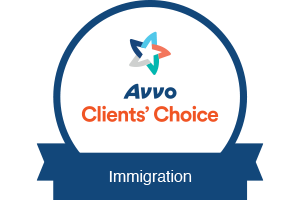 Avvo Client's Choice Immigration - Badge